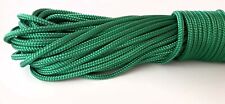 14 X 100 Ft. Double Braid-yacht Braid Polyester Rope. Green