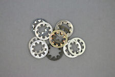 Lot Of 10 Vintage Metal Lock Washer For Potentiometer Switch Panel Mounting