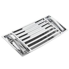 For 03-09 Hummer H2 Chrome Replacement Hood Deck Vent With Handle Covers