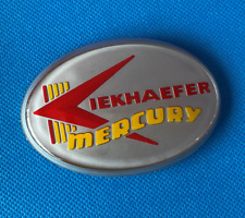 Reproduction Vintage Mercury Kiekhaefer Outboard Emblem Silver Red Gold