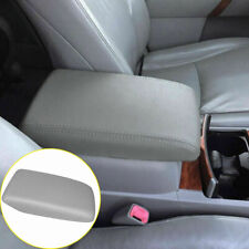For 2008-2013 Toyota Highlander Leather Center Console Armrest Cover Lid Gray