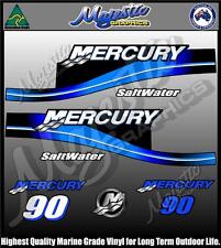 Mercury 90hp - Saltwater - Decal Set - Outboard Decals