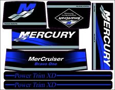 Mercruiser The New Blue Bravo One Wblue Rams Sticker Set