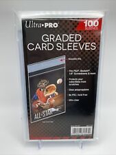 Ultra Pro Graded Card Sleeves 1 Pack Of 100 Of Resealable Graded Card Sleeves