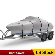 1200d Trailerable Boat Cover 17-19 Heavy Duty Boat Cover Fit V-hull Bass Boat