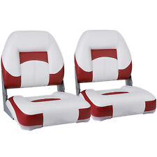 Northcaptain Deluxe Whitered Low Back Folding Boat Seat 2 Seats