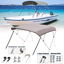 Bimini Top 4 Bow Boat Cover 8ft Long With Rear Poles 54-96 Wide 750d Fabric Us