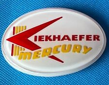 Reproduction Vintage Mercury Kiekhaefer Outboard Emblem White Red Gold