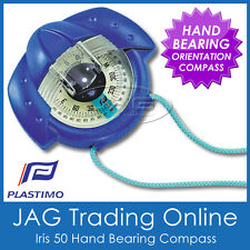 Plastimo Iris 50 Blue Hand Bearing Orienteering Compass - Marinehikingscout