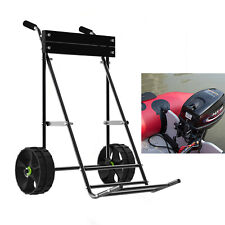Foldable Kayak Boat Engine Outboard Motor Trolley Carrier Stand Carrier Cart