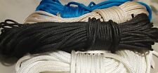 316 X 200 Ft. Double Braid Polyester Rope Hank. Black.