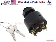 Mercury Marine Boat Ignition Key Switch Push To Choke 87-88107 87-88107a5 7-1150