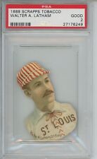 1888 Scrapps Tobacco Walter A Latham Vintage Baseball Psa 2 St. Louis Pre Wwii