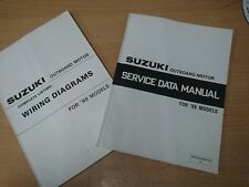 Suzuki Outboard Motor Service Data Manual Complete Listing Wiring Diagrams 99