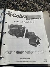 1989 Omc Cobra Stern Drives 4.3 4.3 H.o. Parts Catalog 986544 Prelim