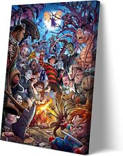 Horror Movie Characters Poster Horror Movie Poster Horror Characters Art Poster