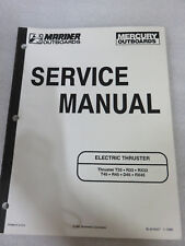 1990 Mercury Mariner Electric Thruster Service Repair Manual Oem Shop 90-816427