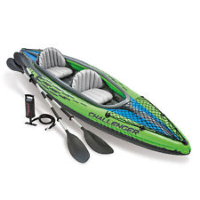 Intex Challenger K2 2-person Inflatable Kayak And Accessory Kit With Oars Pump