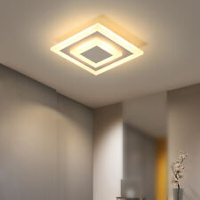Square Led Ceiling Light Flush Mount Kitchen Bedroom Down Lighting Fixture Lamp