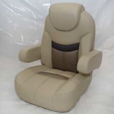 Milkweed Taupe Reclining Captains Helm Boat Seat