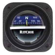 Ritchie V-537b Explorer Compass - Bulkhead Mount - Blue Dial