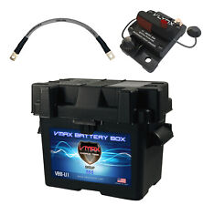 Trolling Motor Battery Box Kit Marine U1 Box 9 Cable Circuit Breaker