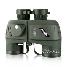 10x50 Marine Binoculars Waterproof With Rangefinder Compass For Hunting Boating