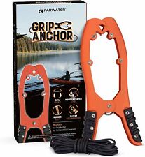 Canoe Anchor Grip - Boat Float Tube Kayak Accessories With 15ft Paracord