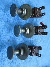 3 Switch Pull Knobs And Name Tags Id Chris Craft Owens Vintage Boat Yacht C10