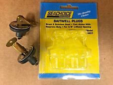 Deck And Baitwell Drain Plug Seachoice 18931 Fits 38 Opening Boat Brass Ss
