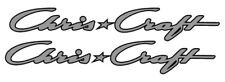 Chris Craft Decal Pair Chriscraft Sticker 9 X 60 Boat Logo Emblem 2 Color Oe
