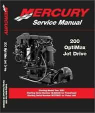 Mercury 200 Optimax Jet Drive Outboard Dfimotor Service Repair Manual 356 Pages