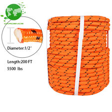 Double Braid Polyester 12x200 Bull Tree Clamping Tree Rope Line Nylon Core