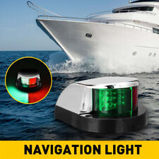 Led Bi-color Bow Light Red Green Combination Marine Boat Navigation Light 12v