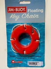 Jim Buoy Floating Life Ring Key Chain - White Or Orange