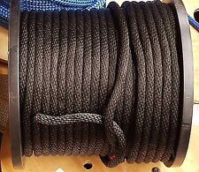 Nylon Black 12 Cut 2 Length 0.52 Per Foot Braided Anchor Rope Dock Line Black
