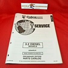 Oem 1992 Omc Cobra Stern Drives 3.2 Diesel Models Parts Catalog 987841 Prelim
