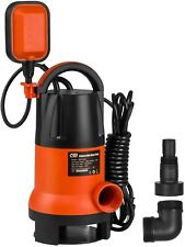 Prostormer 1hp 3700gph Submersible Cleaningsewage Pump With Float Switch