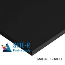 Black Marine Board 14 X 8 X 12 Polymer Hdpe Plastic Sheet 