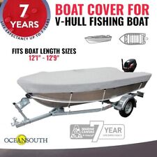 V Hull Fishing Boat Cover Waterproof Heavy Duty 121 - 129