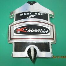 Original Antique Vintage 1960s Mercury Outboard Front Motor Cover With Recoil