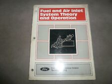 1994 Ford Furl Air Inlet System Theory Operation Technical Training Book