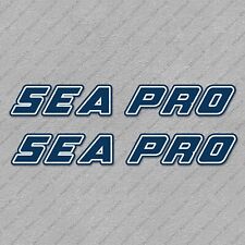 Sea Pro Boat Logo Decals Stickers Set Of 2 36 Long