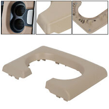 Center Console Cup Holder Armrest Cover Pad For 2004-2014 Ford F150 F-150 Beige