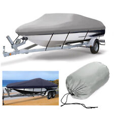 5 Layer Full Size Boat Cover Fit V-hull Tri-hull Fishing Ski Pro-style Bass Boat