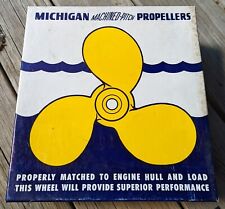 Vintage Smc 856 Michigan Outboard Boat Propeller Box 3 Blade Aluminum
