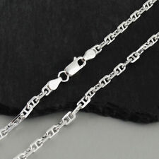 3.6mm Marina Anchor Link Chain Necklace - 925 Sterling Silver -mariner Alternate