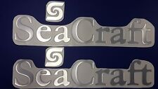 Seacraft Boat Emblems 14 Chrome Free Fast Delivery Dhl Express - Raised Set