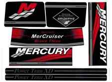 Mercruiser Bravo Three Red Twin Prop Self Adhesive Vinyl Sticker Decal Set Gray