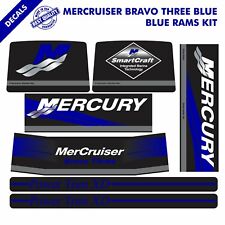 2016 Mercruiser Bravo Three Blue Decals Kit Blue Rams Sticker Set 65